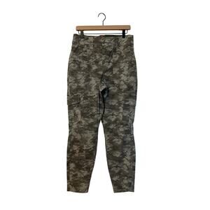 Spanx Stretch Twill Ankle Cargo Pant Camo Womens